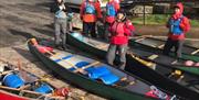 Canoeing at Fermanagh Lodges