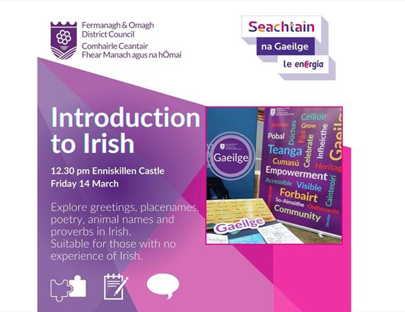 Introduction to Irish - Enniskillen Castle 14th March 2025