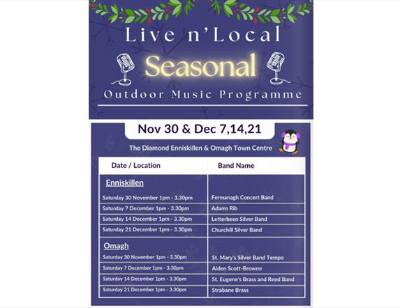 Live n' Local Seasonal Outdoor Music Programme