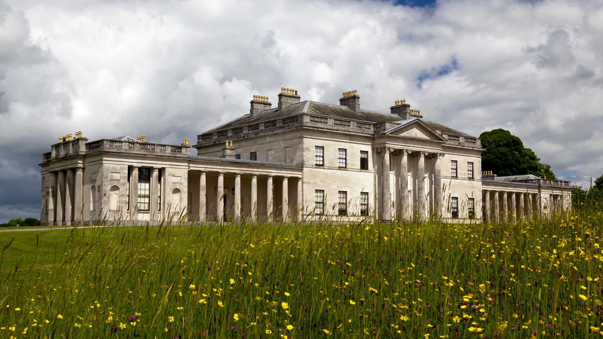 The exterior of Castle Coole, County Fermanagh, Northern Ireland