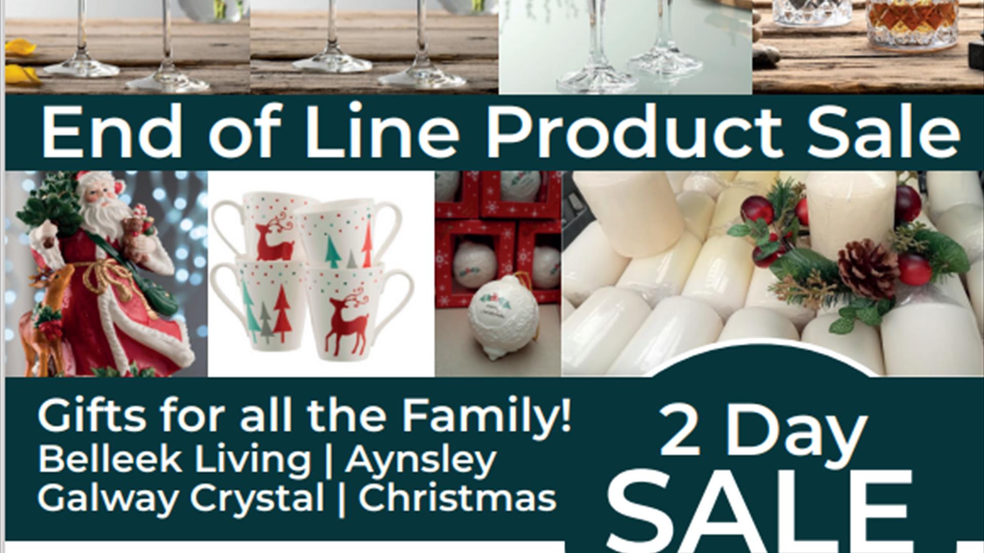 End of line sale @ Belleek Pottery