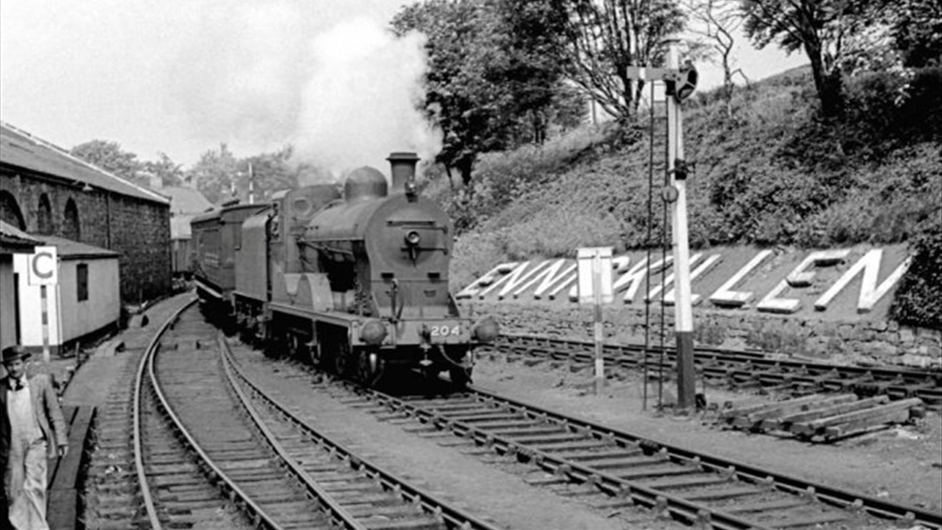 Enniskillen Railway Station, 25th May 1955