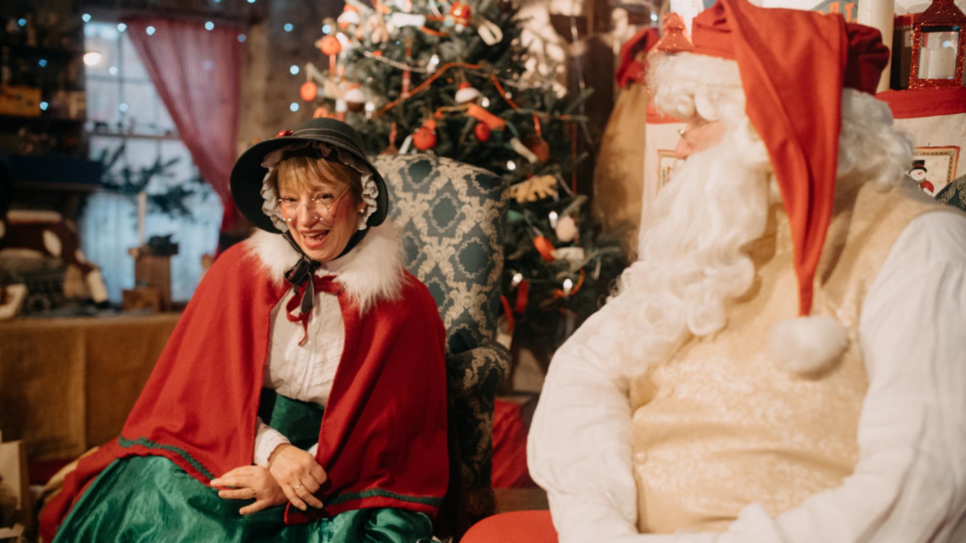 Visit Father Christmas at the Ulster American Folk Park