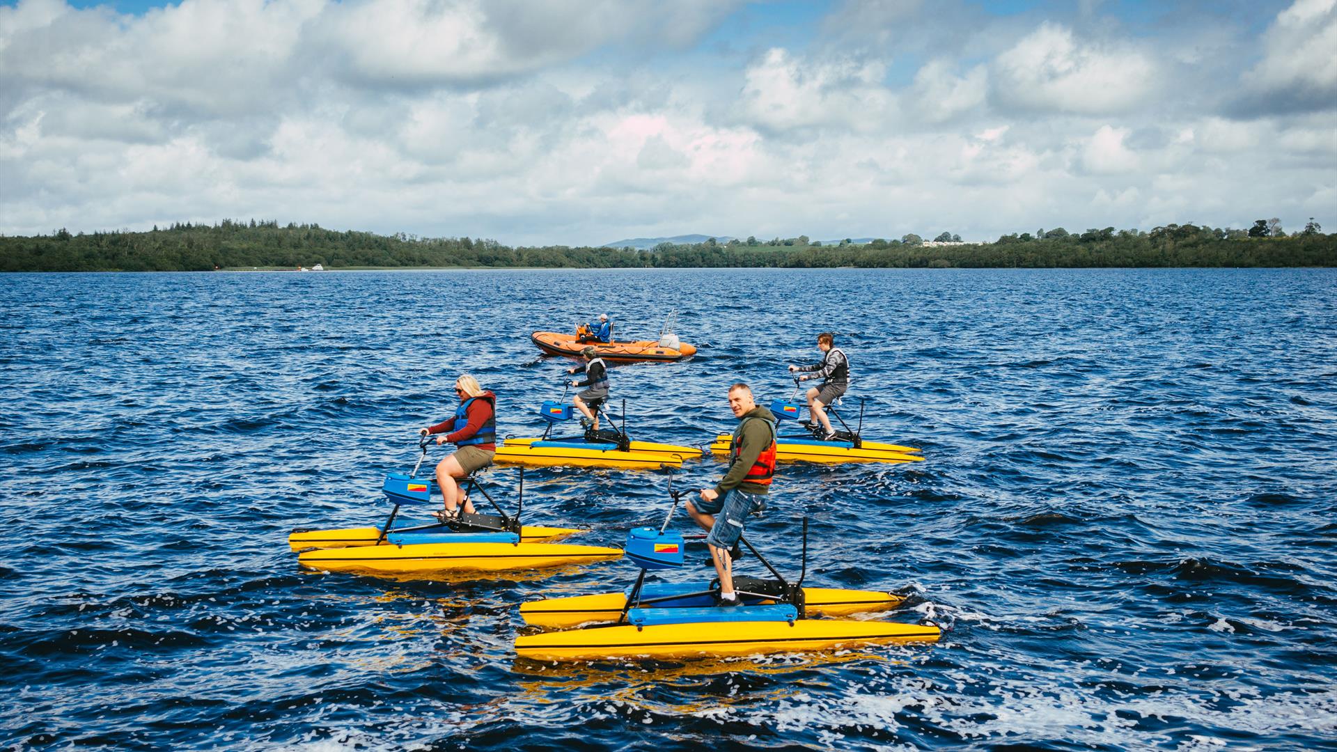 White Island Guided Hydrobike Tour