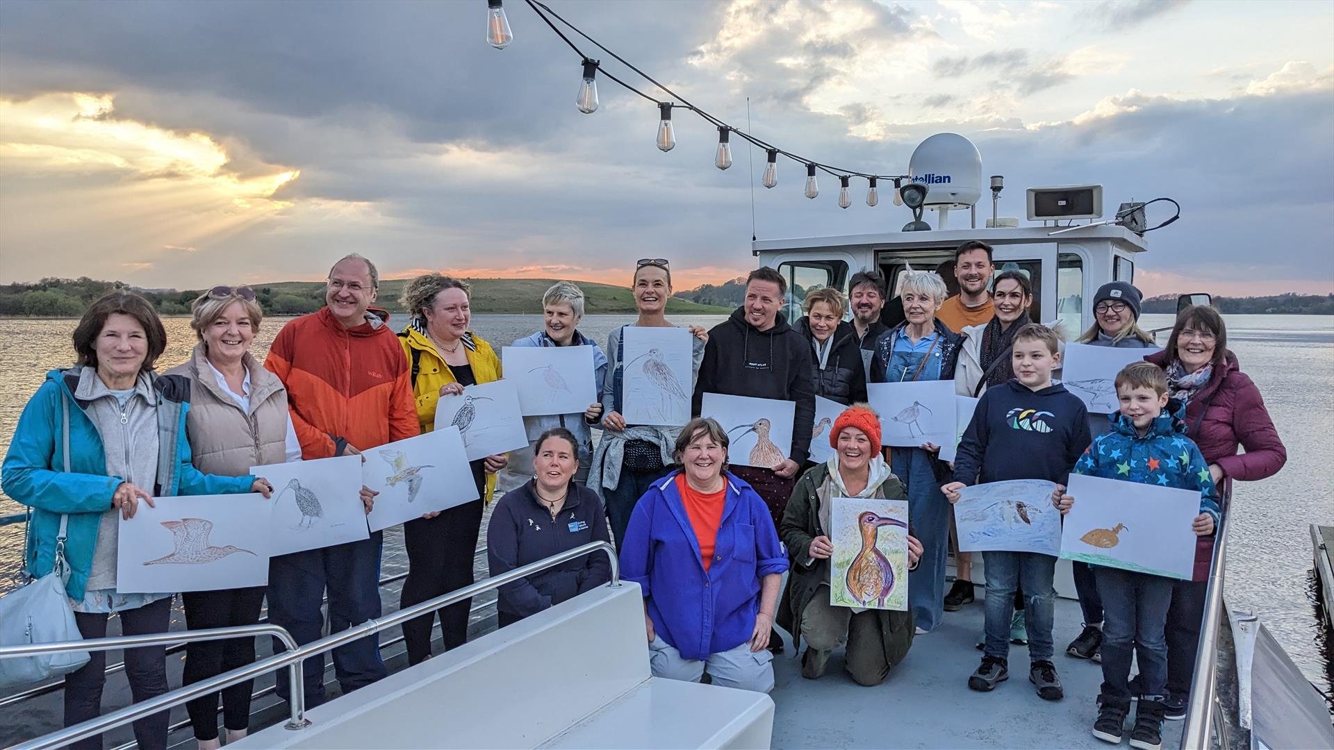 Participants of the Curlew Art Cruise 2023