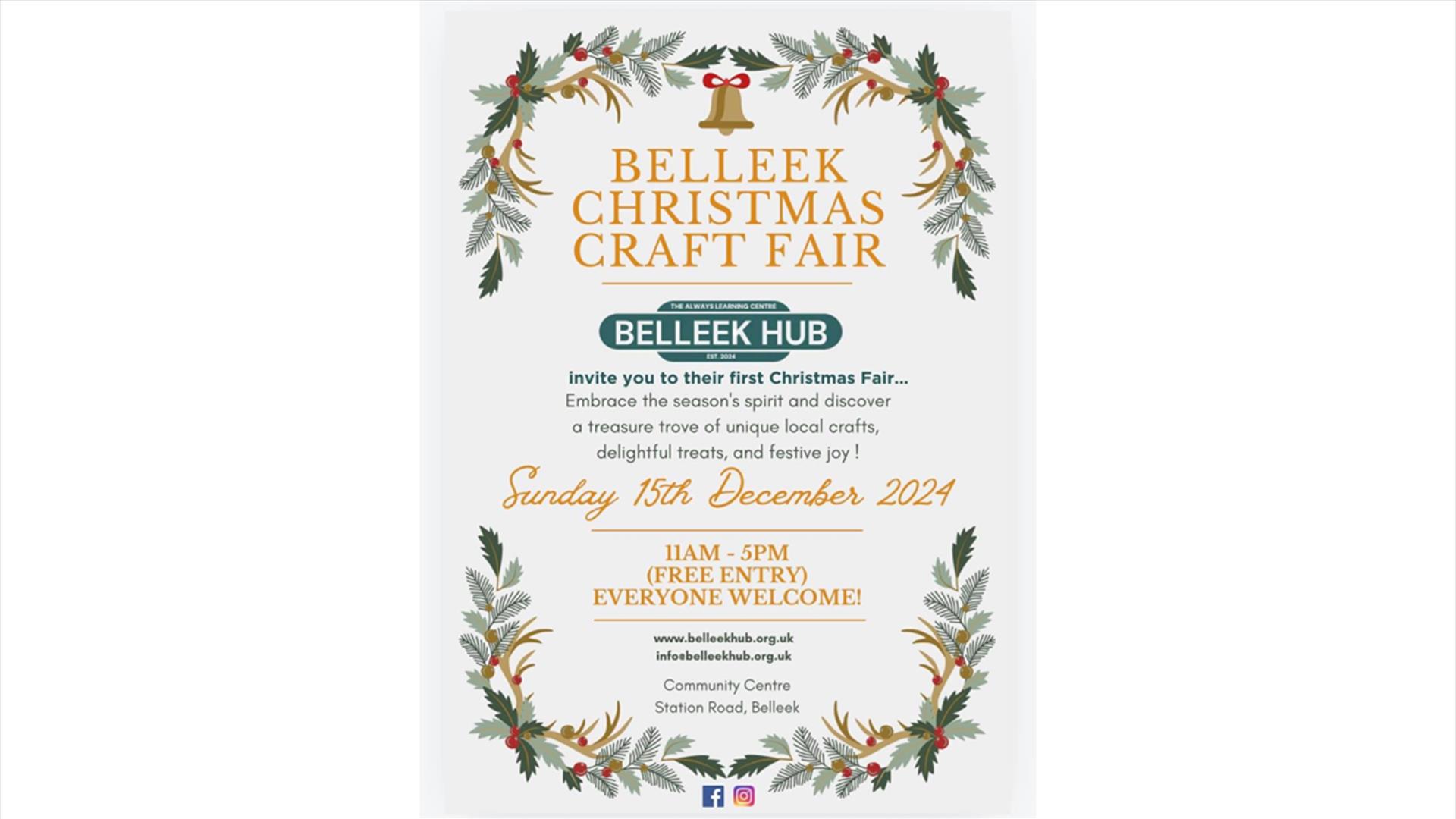 Belleek Hub Christmas Craft Fair