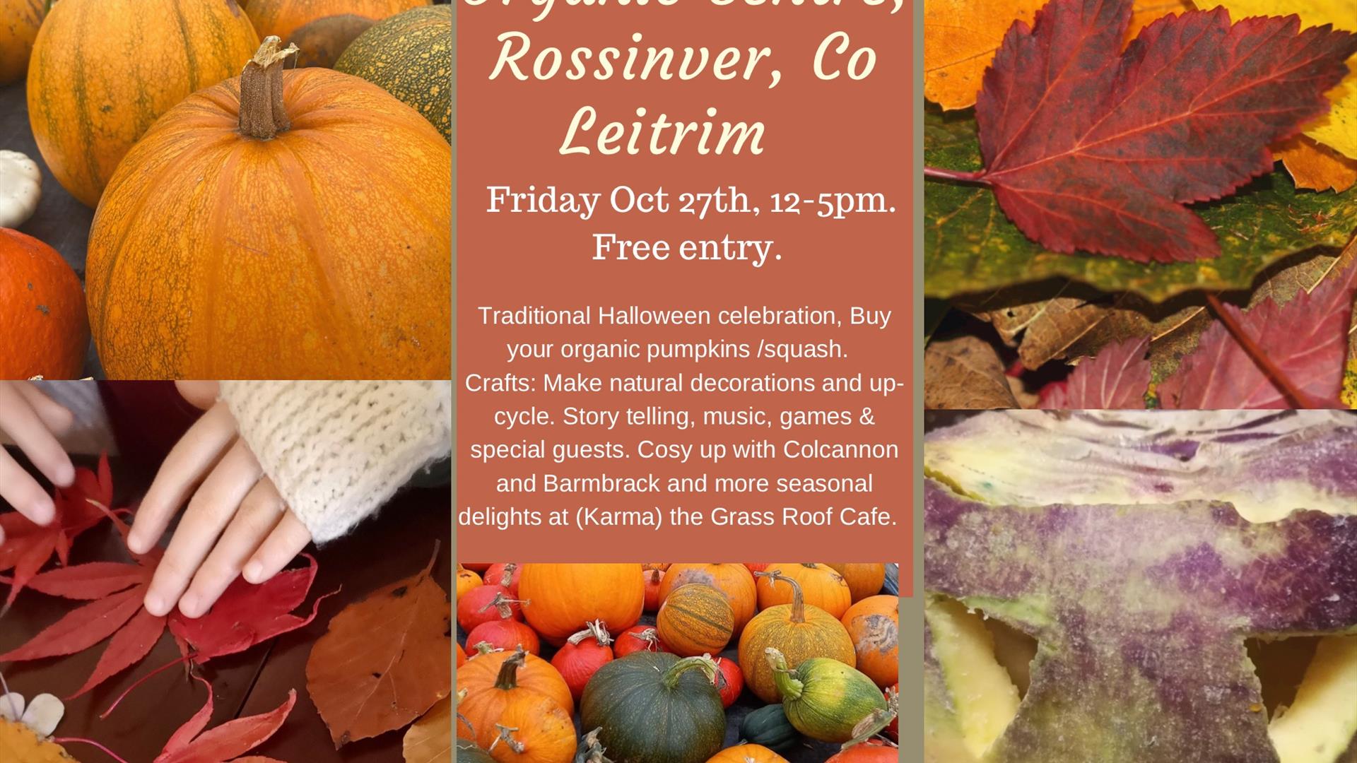 Samhain Oct 27th, 12 -5pm.