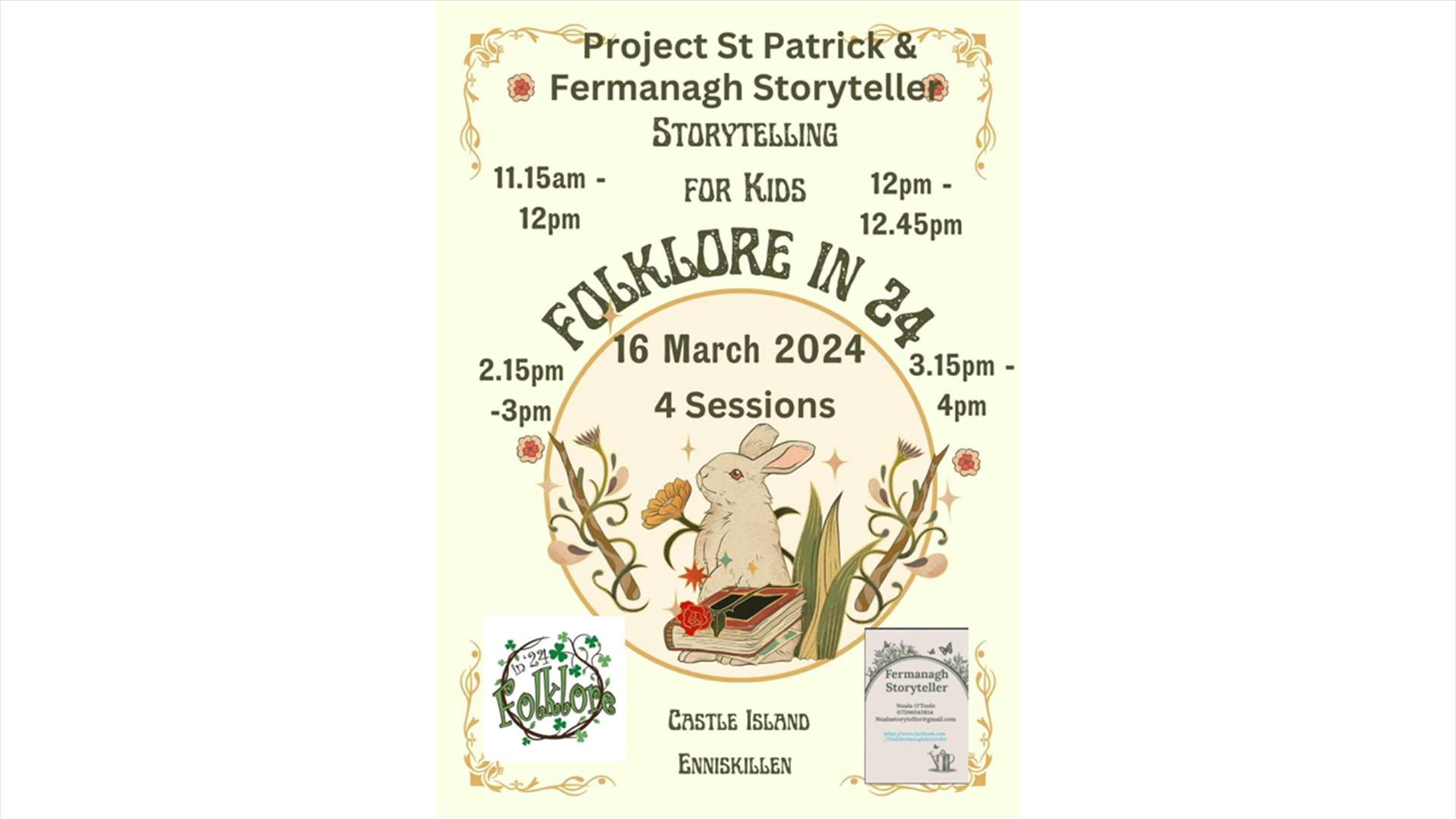 St. Patrick's Story Telling Sessions