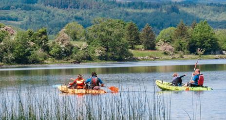 Canoeing on Lough Macnean