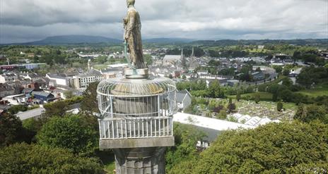 Image showing the view of and from Cole's Monument