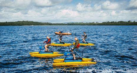 White Island Guided Hydrobike Tour