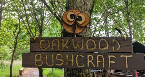 Oakwood Bushcraft sign