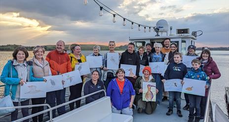 Participants of the Curlew Art Cruise 2023