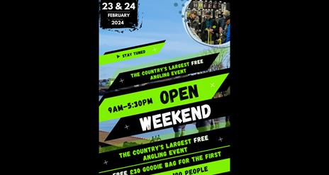 Fishing Tackle & Bait OPEN WEEKEND - 23rd & 24th February