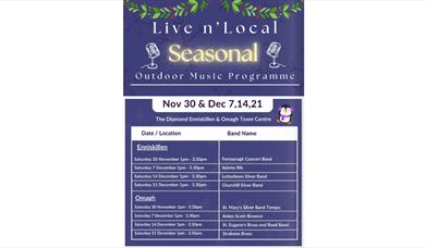 Live n' Local Seasonal Outdoor Music Programme