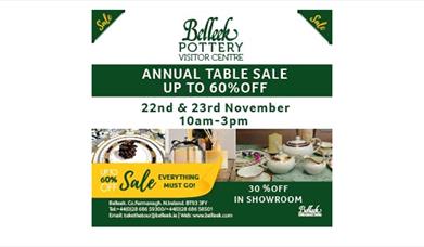 Annual Table Sale - Belleek Pottery